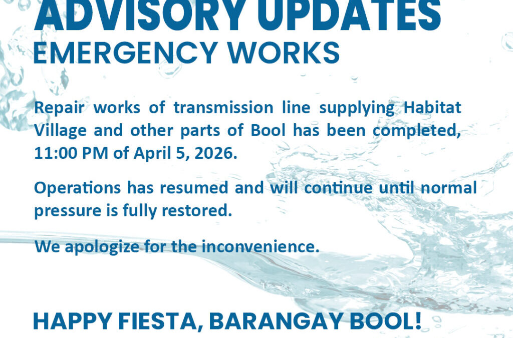 Service Advisory Updates, April 6, 2026.