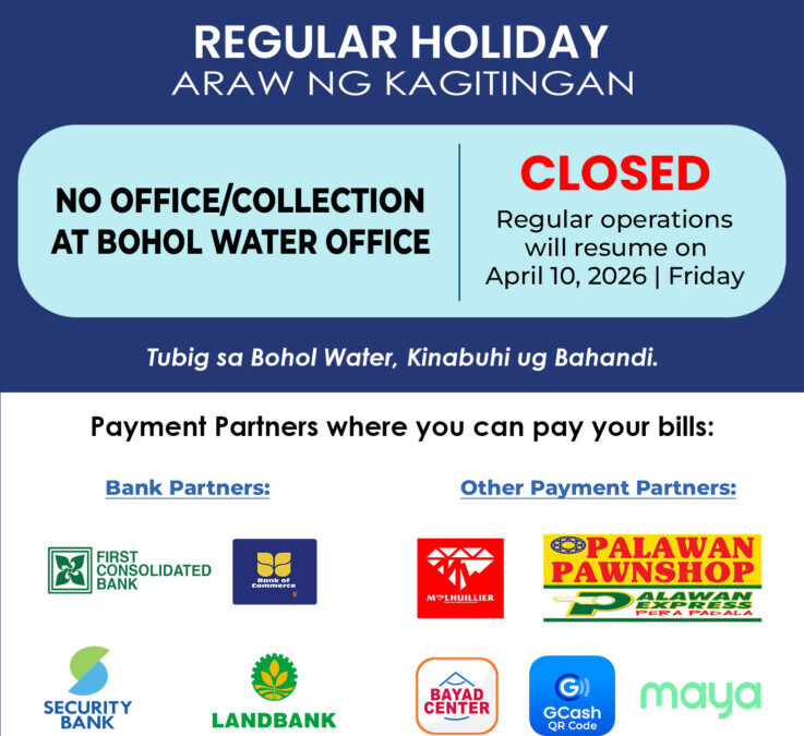 Customer Advisory, April 9, 2026.